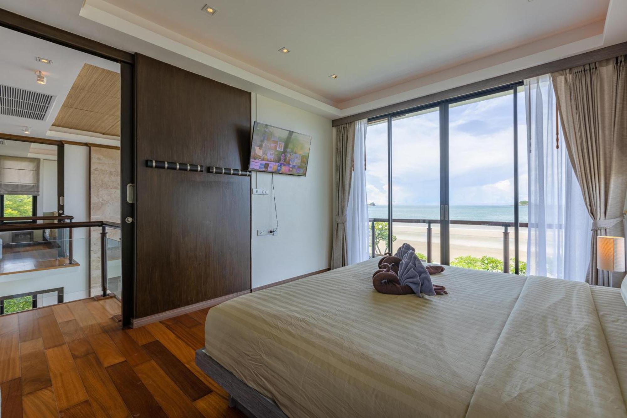 Beachfront Modern 4 Bedroom Pool Villa - Rv Hua Hin Ngoại thất bức ảnh